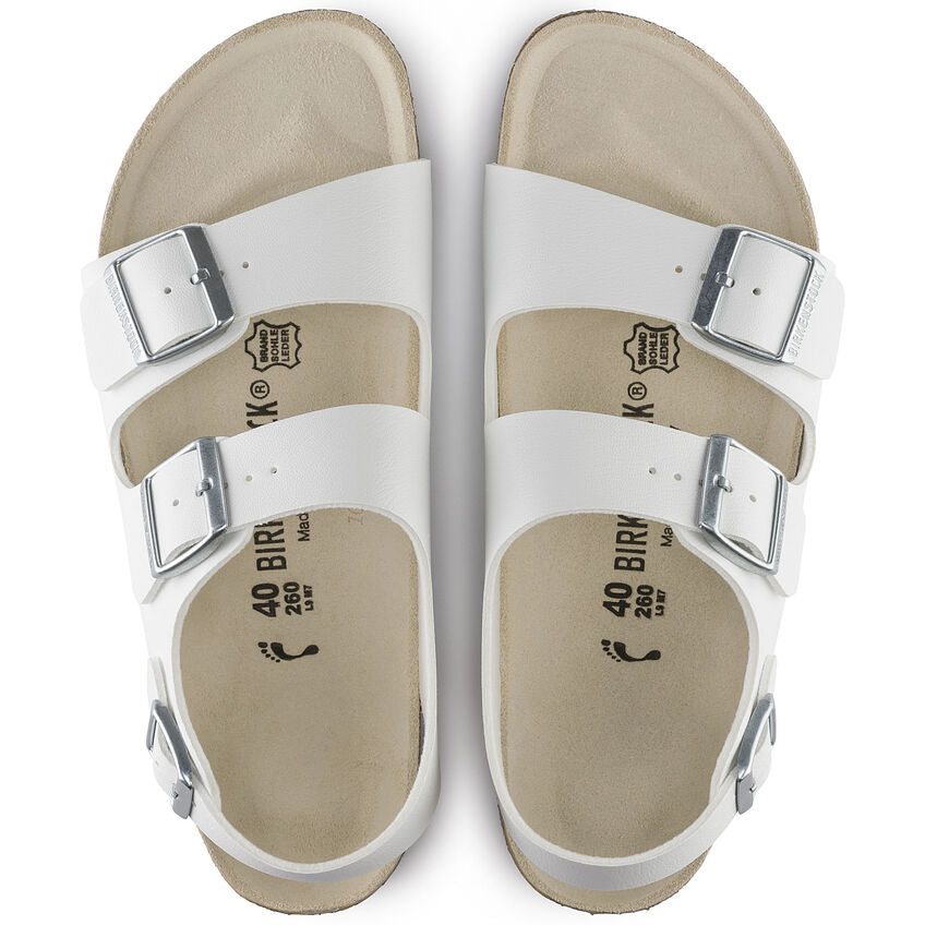 Birkenstock Milano Birko-Flor White