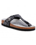 Birkenstock Gizeh Birko-Flor Python Black