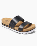 Reef Cushion Vista Hi Sandals Black