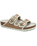 Birkenstock Arizona Textile Nature Jute White