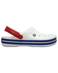Crocs Crocband Clog White/Blue Jean