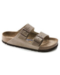 Birkenstock Arizona Soft Footbed Suede Leather Tobacco Brown
