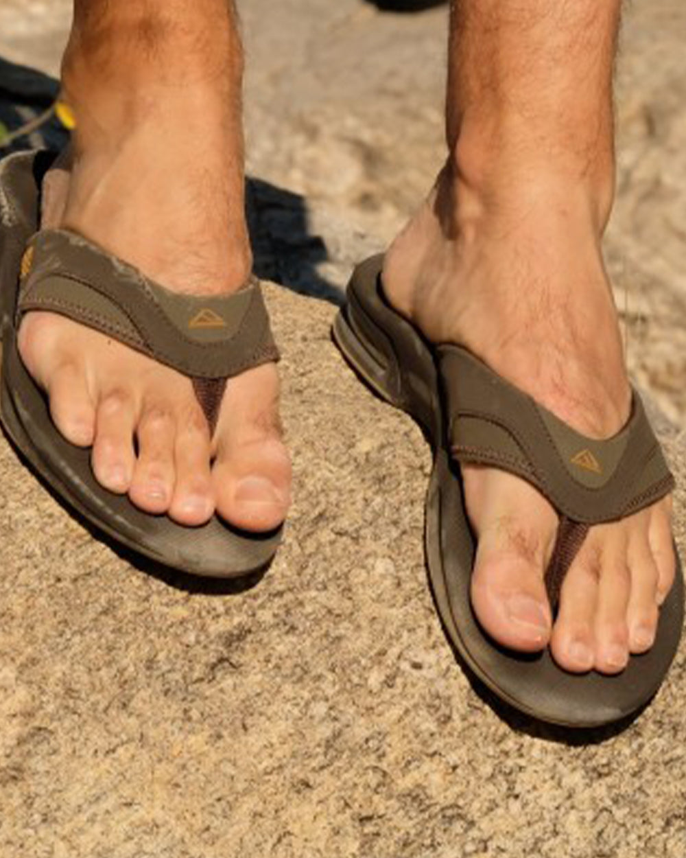 Reef Fanning Flip Flop Brown/Gum