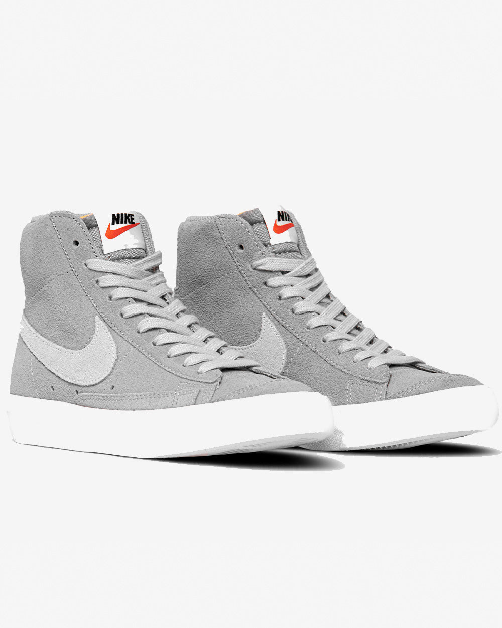 Nike grey suede blazers Clearance